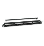 Equip patchpanel 24x rj45 cat6 19 "1u dual idc comp.