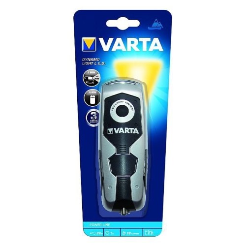 Varta linterna dynamo led 28 lm bateria li-ion 120 mah