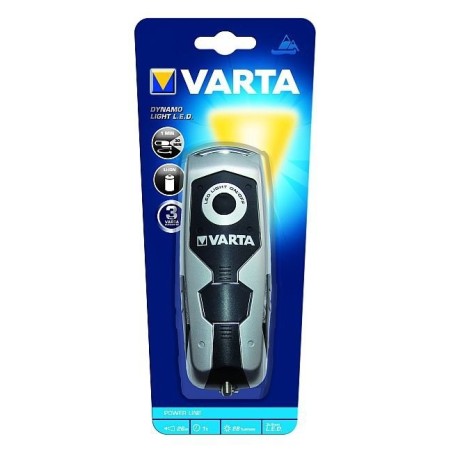 Varta linterna dynamo led 28 lm bateria li-ion 120 mah