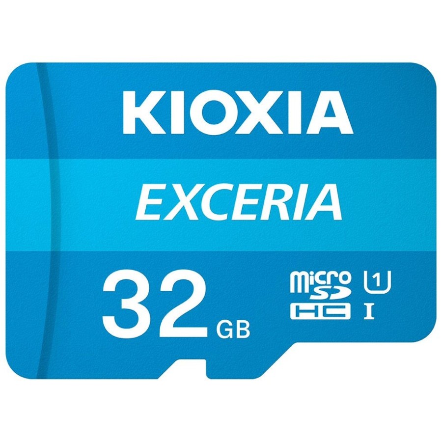 Micro sd kioxia 32gb exceria uhs-i c10 r100 con adaptador