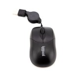 Iggual ratón retráctil com-basic-800dpi negro