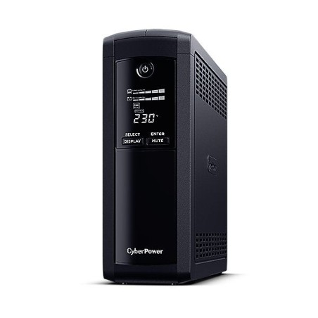 Cyberpower vp1200elcd sistema de alimentación ininterrumpida (ups) línea interactiva 1200 va 720 w 4 salidas ac