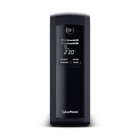 Cyberpower vp1200elcd sistema de alimentación ininterrumpida (ups) línea interactiva 1200 va 720 w 4 salidas ac