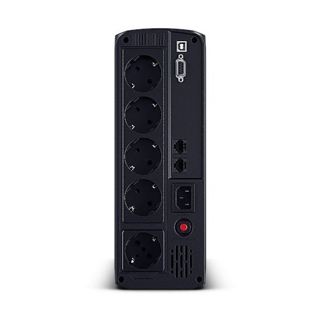 Cyberpower vp1200elcd sistema de alimentación ininterrumpida (ups) línea interactiva 1200 va 720 w 4 salidas ac