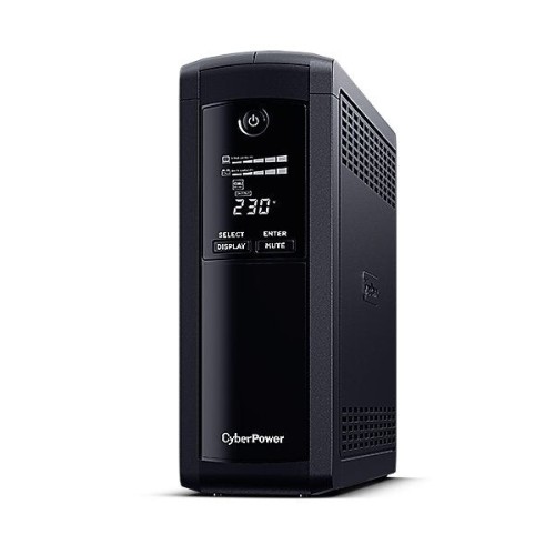 Sai línea interactiva cyberpower vp1600elcd 1600va-960w 5 salidas formato torre