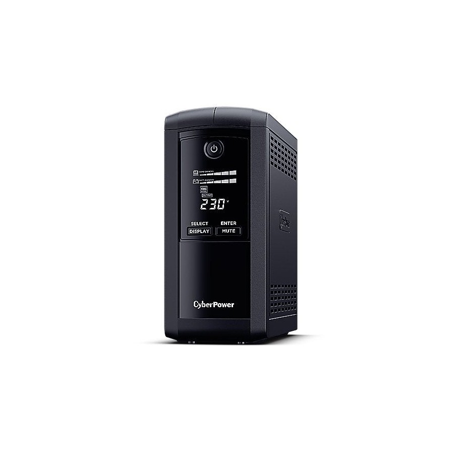 Sai línea interactiva cyberpower vp700elcd 700va-390w 4 salidas formato torre