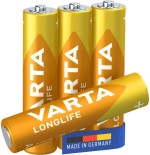 Varta longlife extra aaa pila de un solo uso alcalina 4 pilas