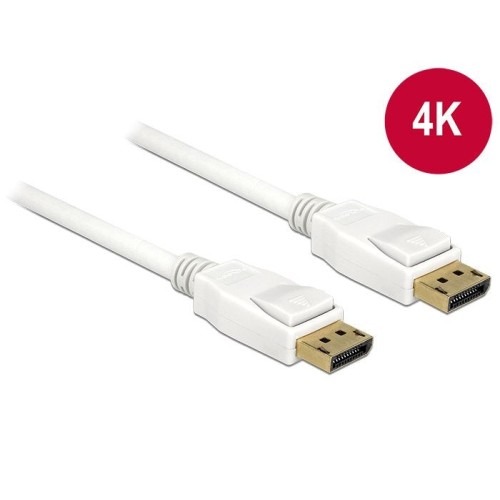 Delock cable displayport m/m 3m blanco