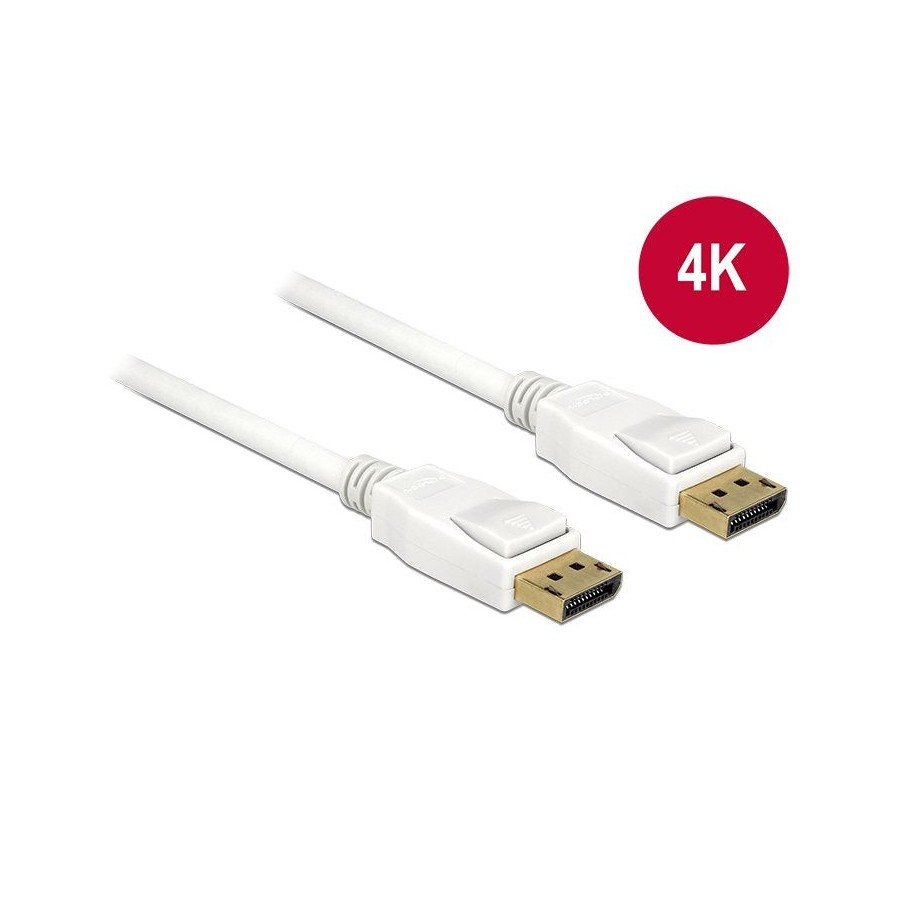 Delock cable displayport m/m 3m blanco
