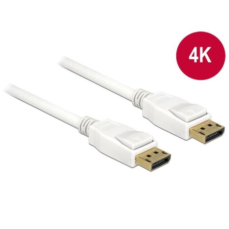 Delock cable displayport m/m 3m blanco