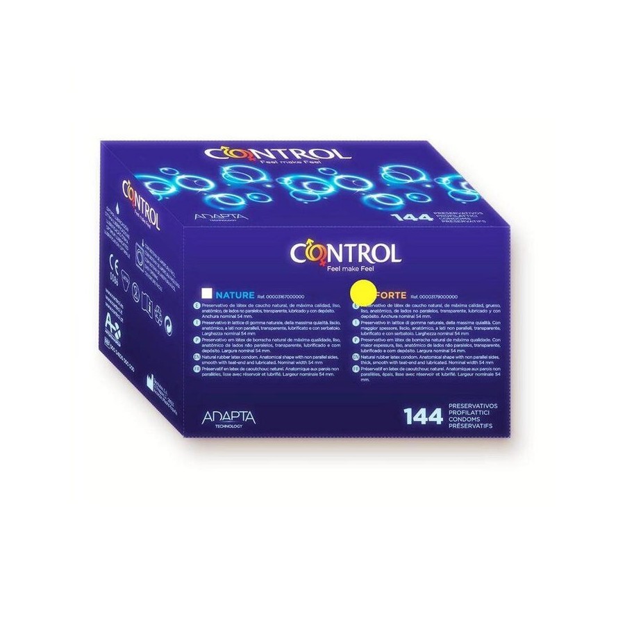 Control - adapta forte caja preservativos 144 unidades