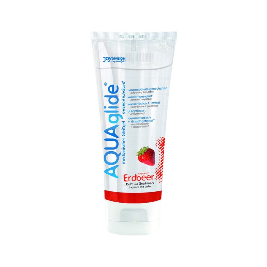 Joydivision aquaglide - lubricante sabor fresa 100 ml