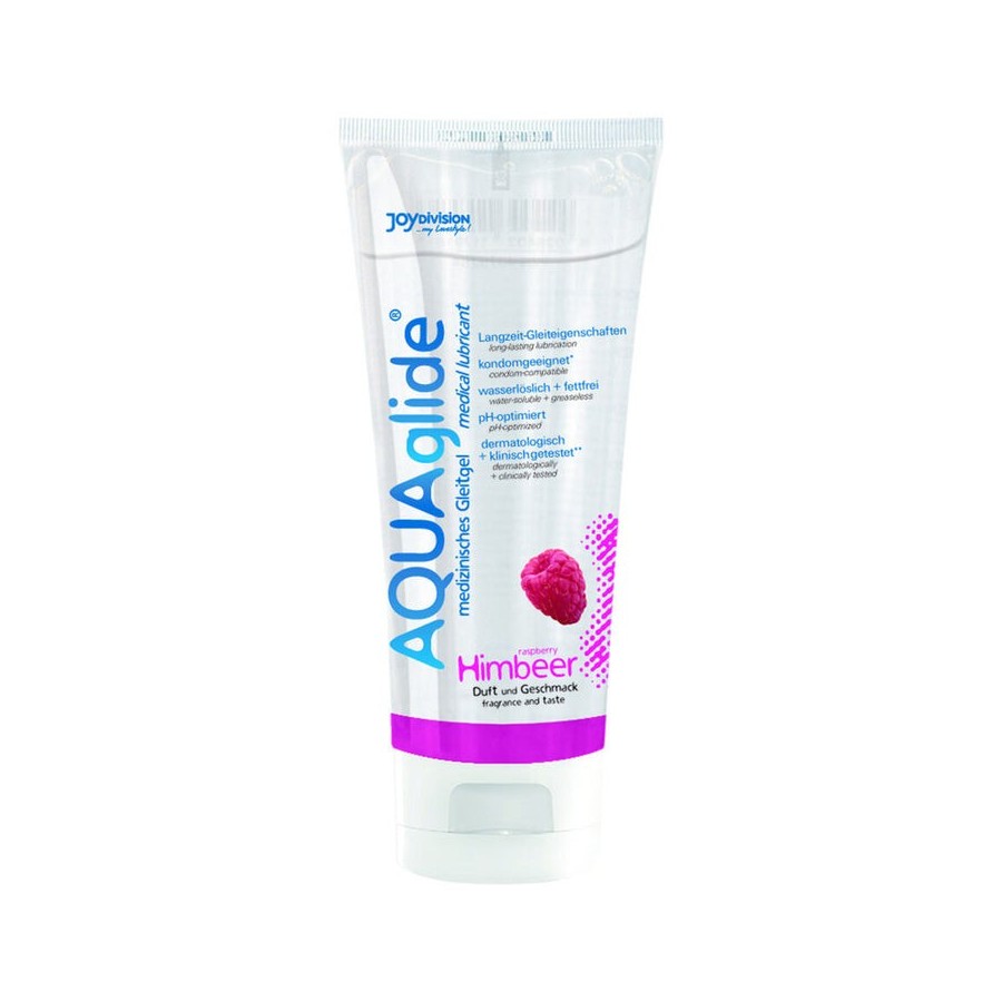 Joydivision aquaglide - lubricante sabor frambuesa 100 ml