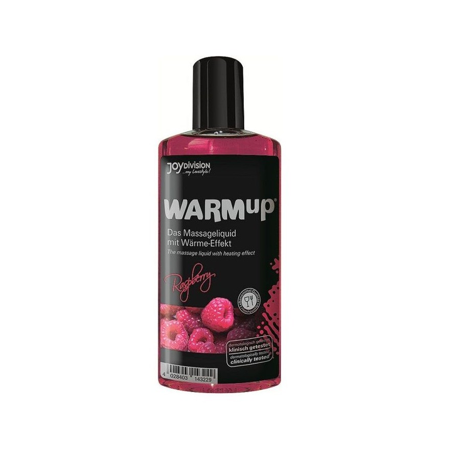 Joydivision warmup - aceite de masaje efecto calor frambuesa 150ml