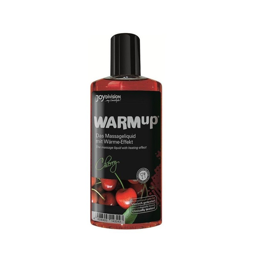 Joydivision warmup - aceite de masaje efecto calor cereza 150ml