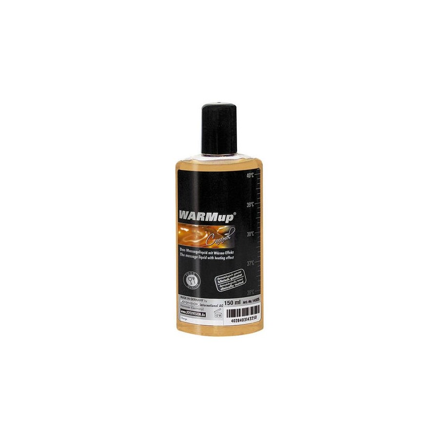 Joydivision warmup - aceite de masaje efecto calor caramelo 150ml