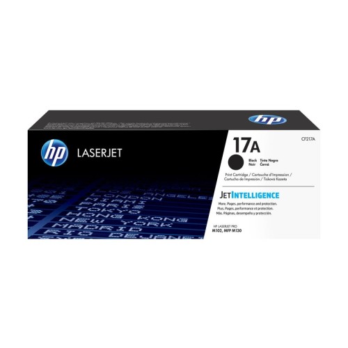 Tóner original hp 17a negro cf217a