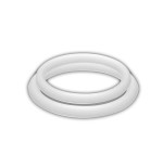 Joydivision potenzduo - anillos para pene blanco - m