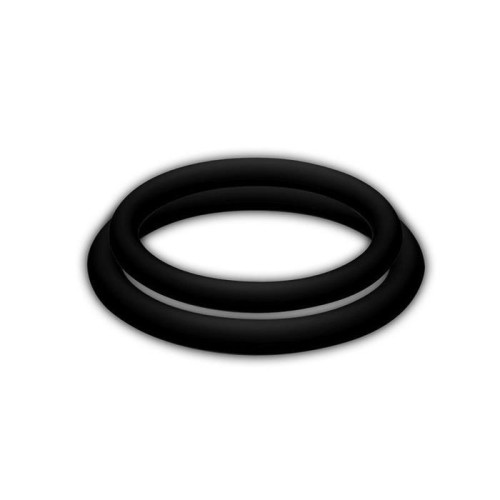 Joydivision potenzduo - anillos para pene negro - m