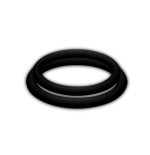 Joydivision potenzduo - anillos para pene negro - m