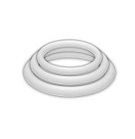 Joydivision potenzduo - plus anillo para pene blanco - m