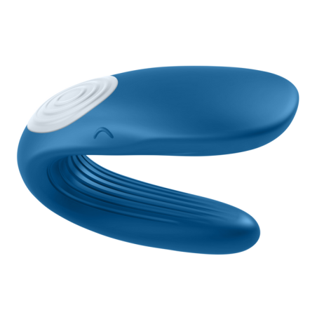 Satisfyer vibrador para parejas partner whale azul