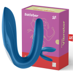 Satisfyer vibrador para parejas partner whale azul