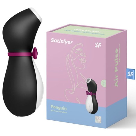 Satisfyer succionador de clítoris pro penguin next gen nego, blanco