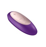 Satisfyer plus con control remoto color púrpura