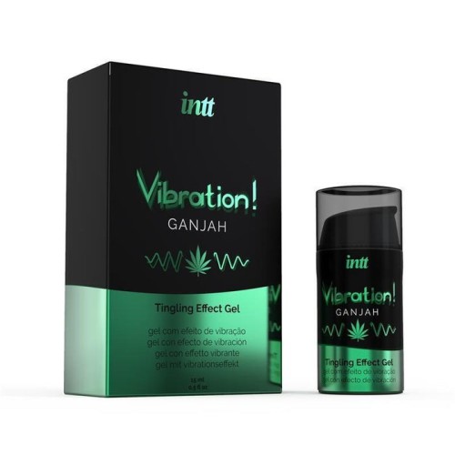 Intt - potente estimulante íntimo gel vibrador liquido cannabis 15ml