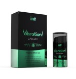 Intt - potente estimulante íntimo gel vibrador liquido cannabis 15ml