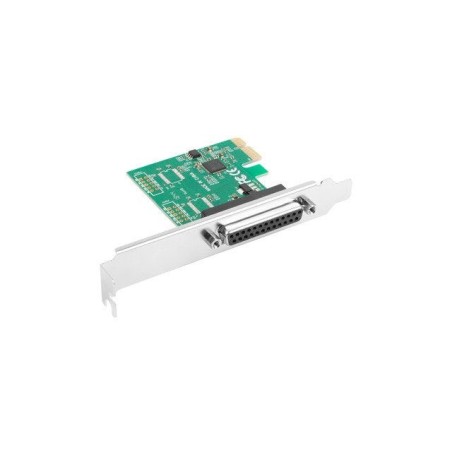 Tarjeta lanberg pci-e lpt (db25) x1 + soporte de bajo perfil