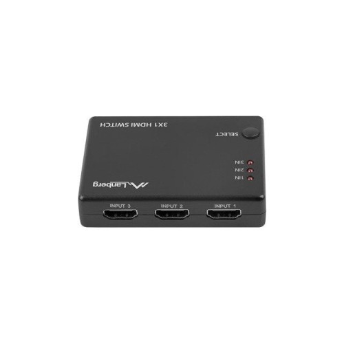 Lanberg video switch 3x hdmi + micro usb port swv-hdmi-0003