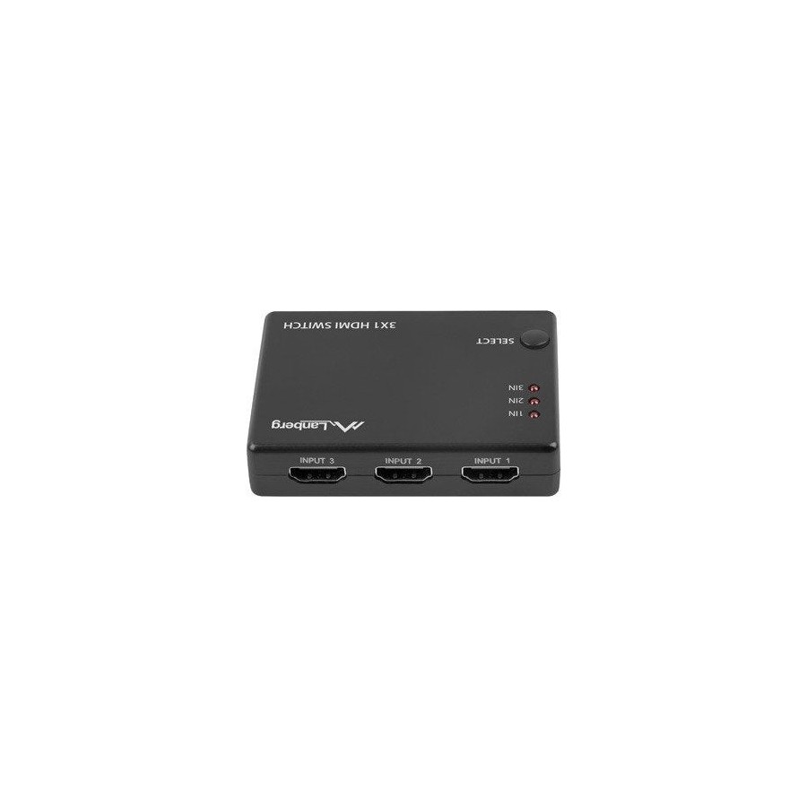 Lanberg video switch 3x hdmi + micro usb port swv-hdmi-0003