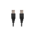 Lanberg cable usb-a m/m 2.0 1.8m negro