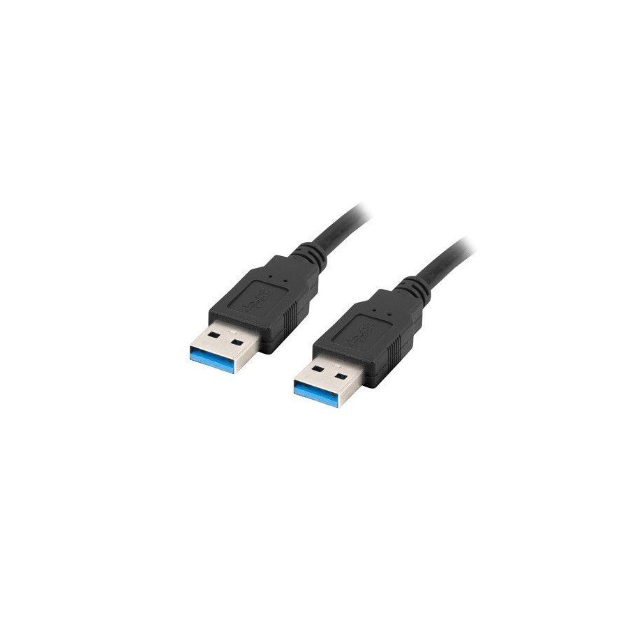 Lanberg cable usb-a m/m 3.0 1.0m negro