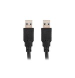 Lanberg cable usb-a m/m 3.0 1.0m negro