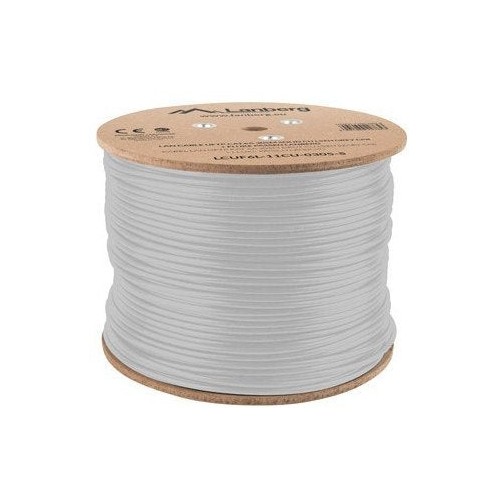 Lanberg bobina cable uftp cat.6a 305m solid cu lszh grey cpr fluke passed