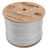 Lanberg bobina cable uftp cat.6a 305m solid cu lszh grey cpr fluke passed