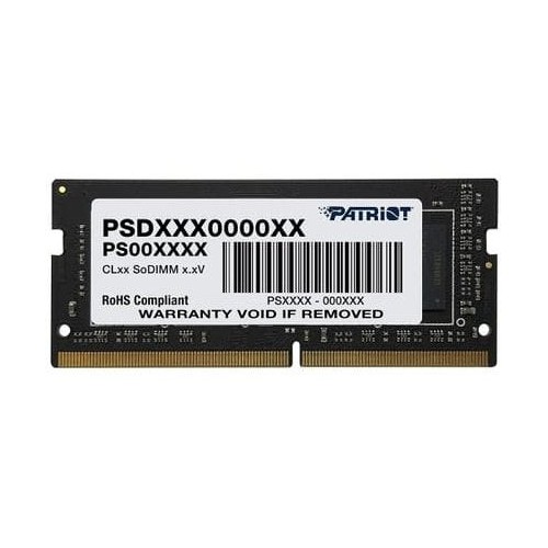 Memoria ram patriot signature series ddr4 16gb 1x16gb 3200mhz sodimm single