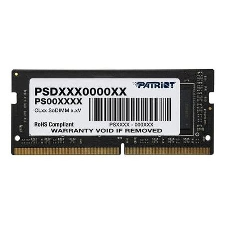 Memoria ram patriot signature series ddr4 16gb 1x16gb 3200mhz sodimm single