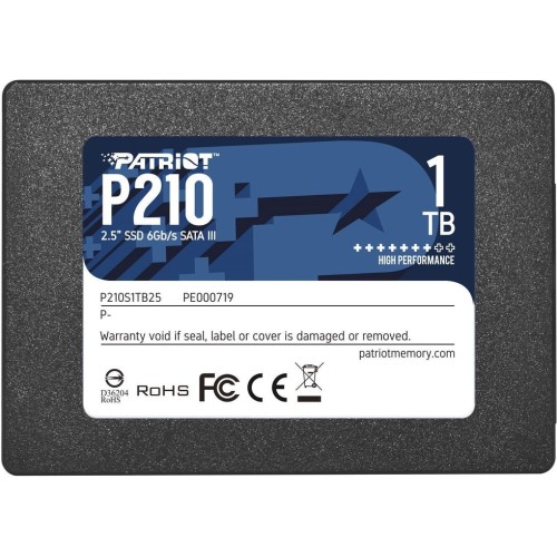 Disco ssd patriot p210 ssd 1tb sata 3 internal solid state drive 2.5inch