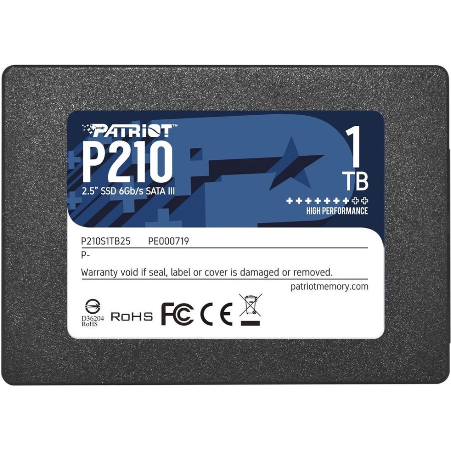 Disco ssd patriot p210 ssd 1tb sata 3 internal solid state drive 2.5inch