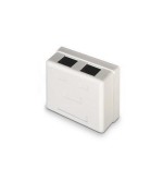 Nanocable roseta de superficie rj45 cat.6 utp 2 tomas