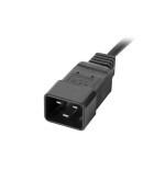 Unidad de distribución de energía lanberg pdu 19 1u 16a 2x c19 8x tomas iec c13 2m negro c20