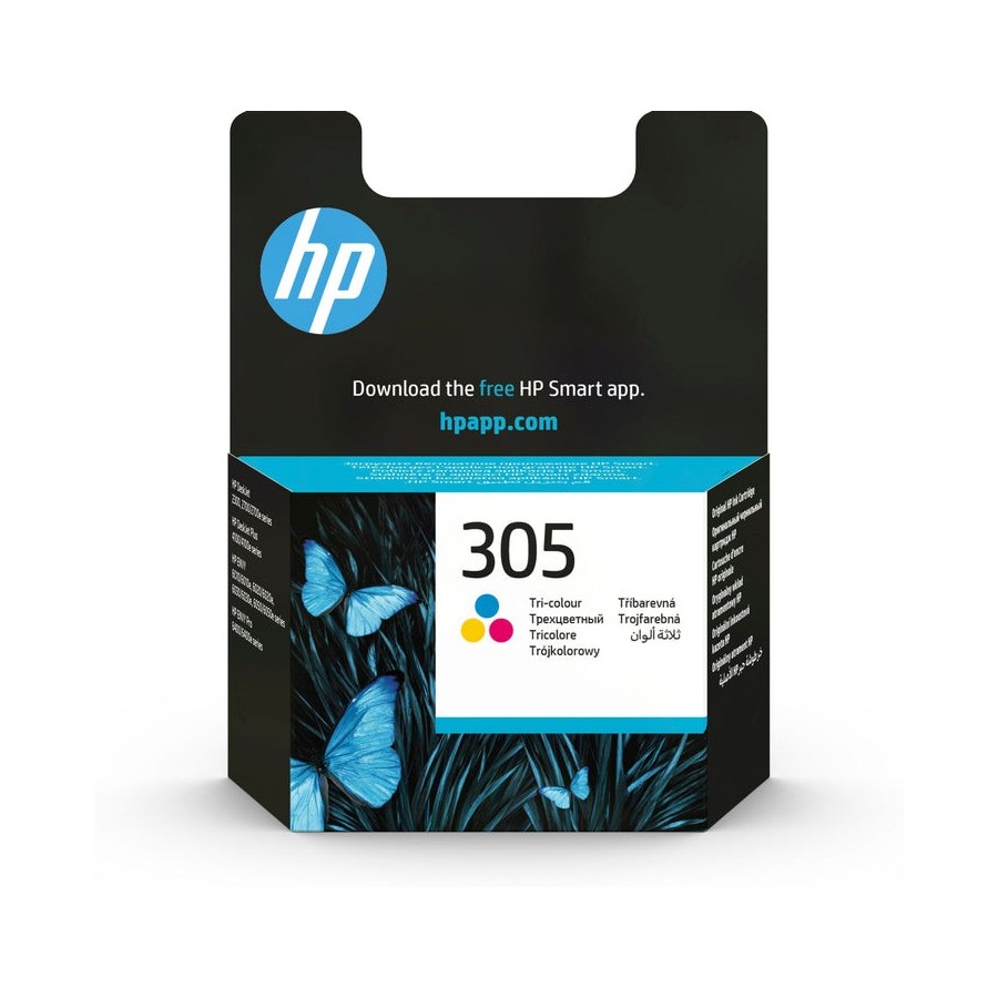 Tinta original hp 305 tricolor 3ym60ae
