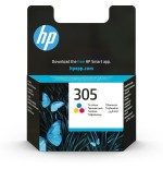 Tinta original hp 305 tricolor 3ym60ae