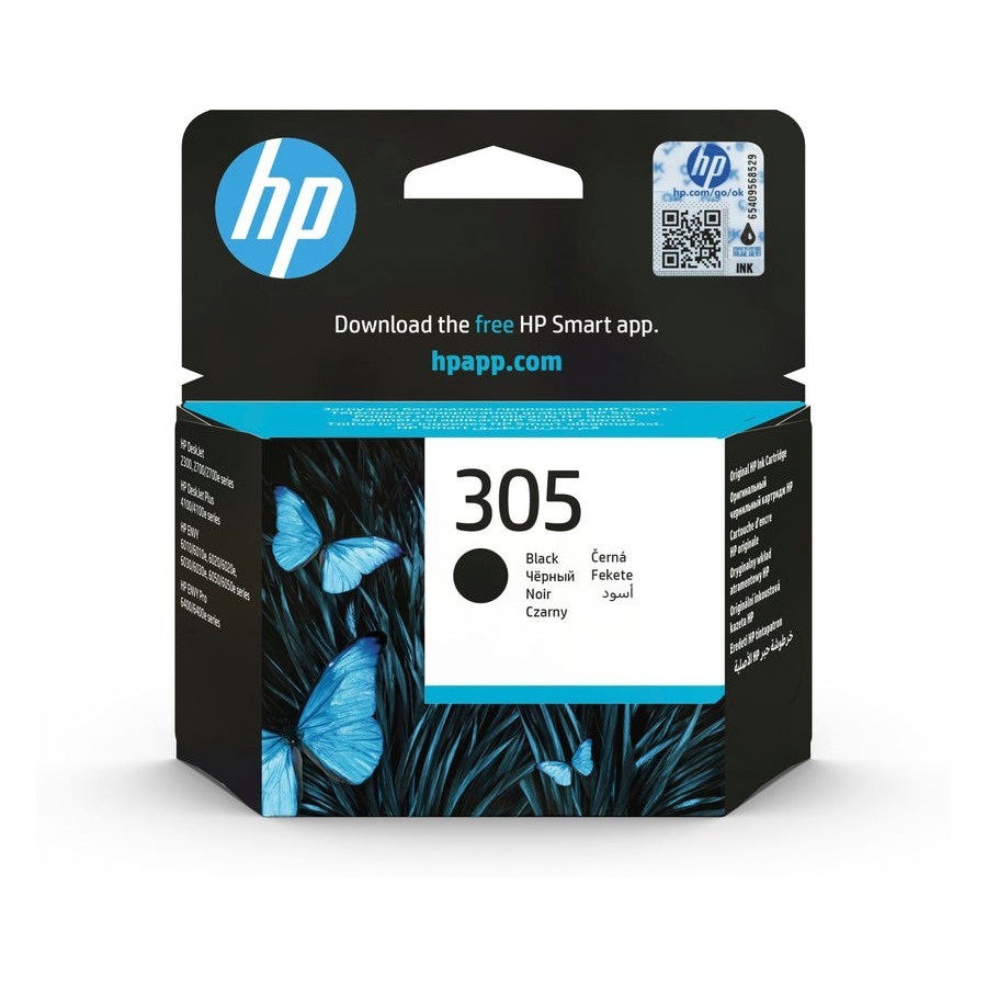 Tinta original hp 305 negro 3ym61ae