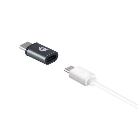 Adaptador usb-c 3.1 macho a  micro usb hembra  otg pack 3 uds