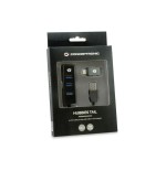 Hub usb 3.0 conceptronic hubbies04b 4 puertos usb 3.0 color negro y adaptador a usb-c
